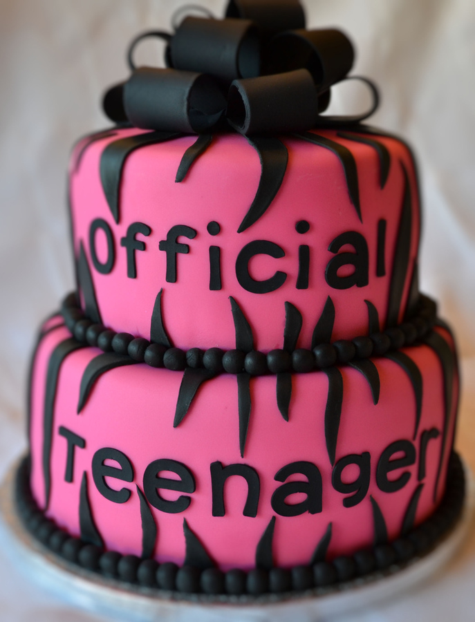 Official Teenager Birthday Cake