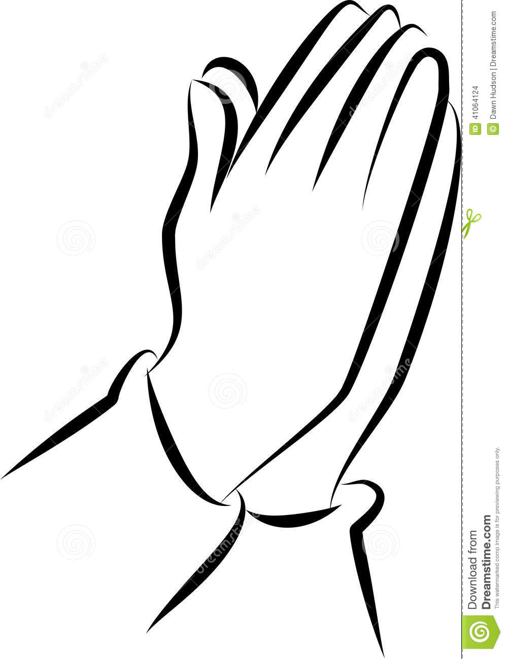 Praying Hands Clip Art Stock Illustration   Image  41064124