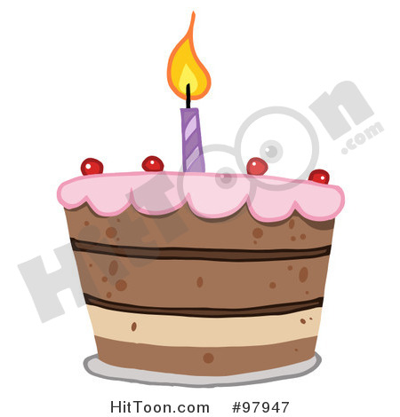Royalty Free Rf Clipart Illustration Of A Tropical Tiered Birthday