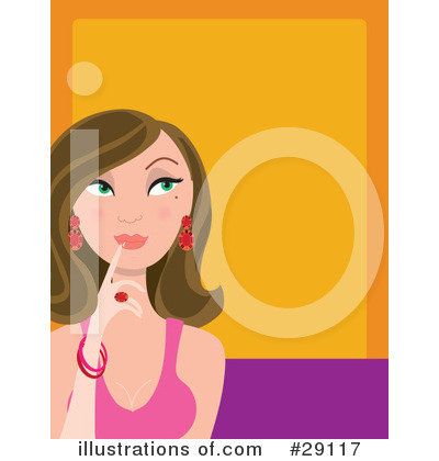 Woman Clipart  29117 By Maria Bell   Royalty Free  Rf  Stock    