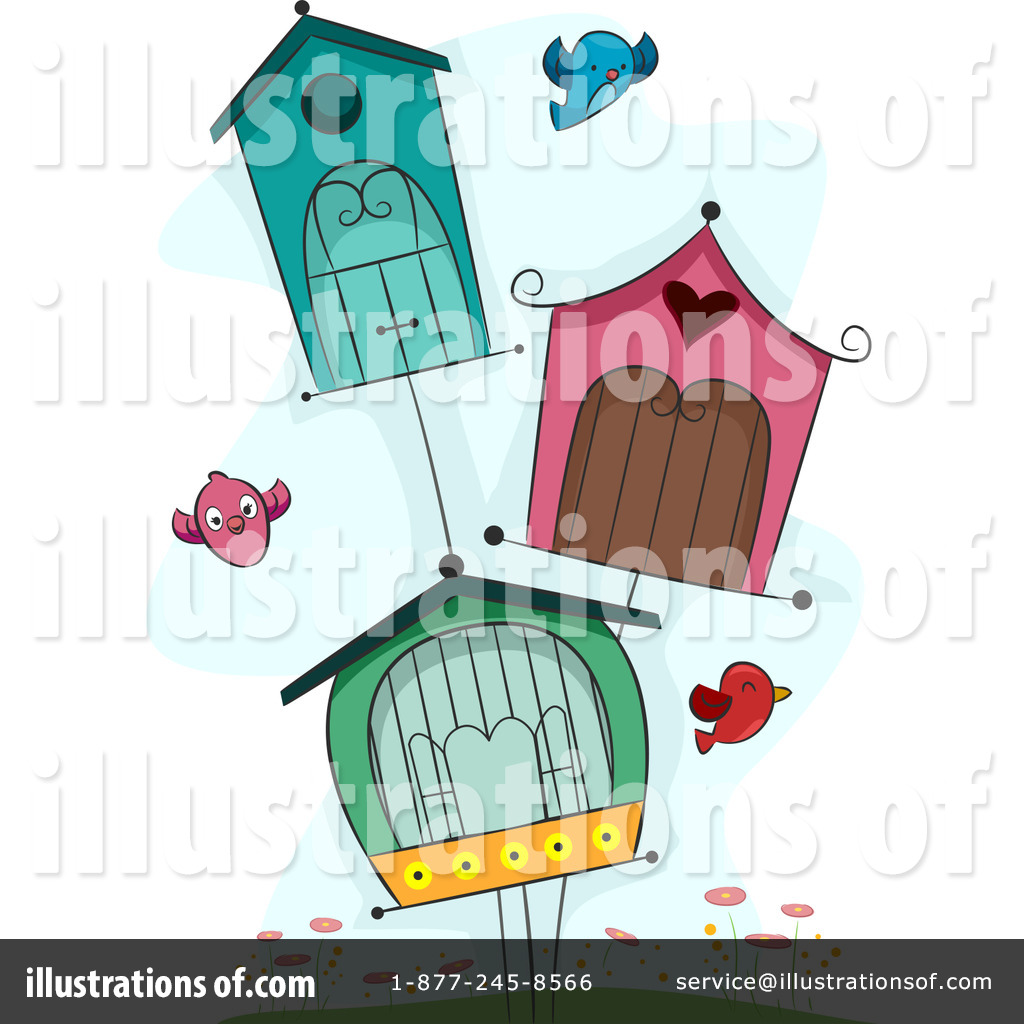 Birdhouse Clipart  1092795   Illustration By Bnp Design Studio