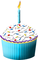 Birthday Cupcake Clip Art Cupcake