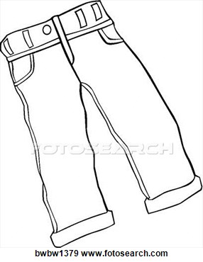 Clip Art Black And White Pants