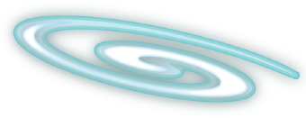 Clip Art Of The Milky Way Galaxy In A Blue And White Swirl