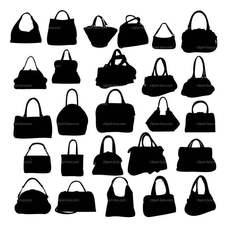 Clipart Bags Shape   Royalty Free Vector Design