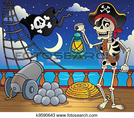 Clipart   Pirate Ship Deck Theme 6  Fotosearch   Search Clip Art