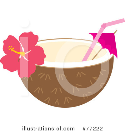 Coconut Clipart  77222 By Rosie Piter   Royalty Free  Rf  Stock