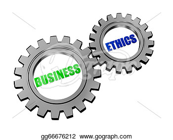 Grey Gearwheels Business Concept Words  Clipart Drawing Gg66676212
