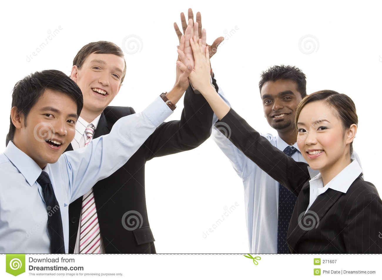 High Five Clipart Group Business   High Five