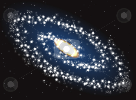 Illustration Of Galaxy Stock Vector Clipart Illustration Of Galaxy In