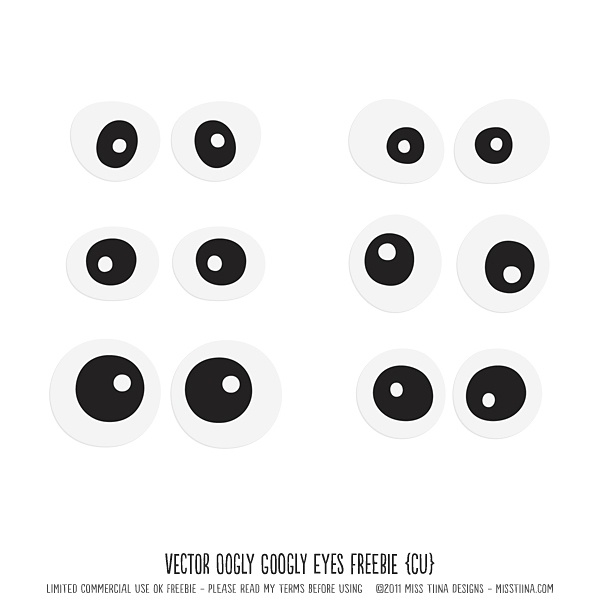 Oogly Googly Eyes Freebie  Cu  By Miss Tiina  Printable Googly Eyes