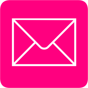 Pink Email Icon Clip Art At Clker Com   Vector Clip Art Online    