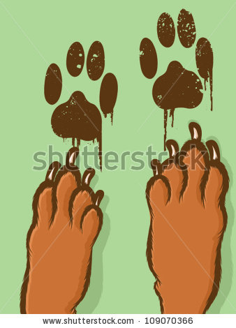 Related Pictures Muddy Footprint Clip Art