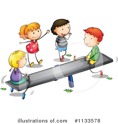 Royalty Free See Saw Clipart Illustration 1133578 Jpg