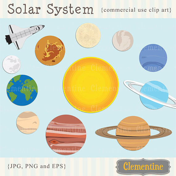40  Off Sale  Solar System Clip Art Images Planet Clip Art Solar