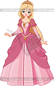 Beautiful Princess   Vector Clipart