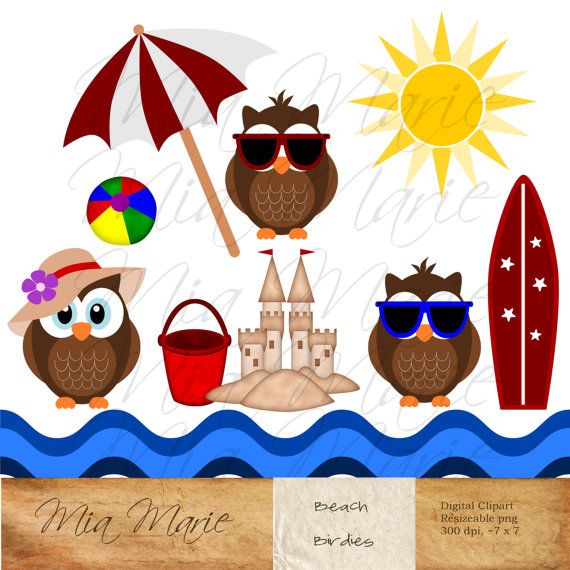 Download Digital Clip Art Beach Clipart By Mymiamarie Summer Fun    