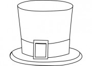 Green Top Hat B W This Black And White Outline Illustration Green Top