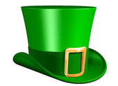 Green Top Hat   Clipart Graphic
