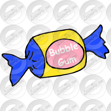 Gum Picture For Classroom   Therapy Use   Great Bubble Gum Clipart