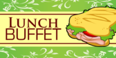 Lunch Buffet Sandwich Lunch Buffet Sandwich Banner Sign