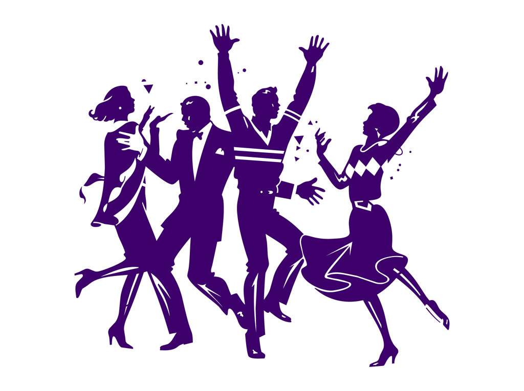 People Partying Clipart Dancing Party People Graphics