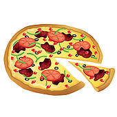 Pizza Crust Clip Art Royalty Free  388 Pizza Crust Clipart Vector Eps
