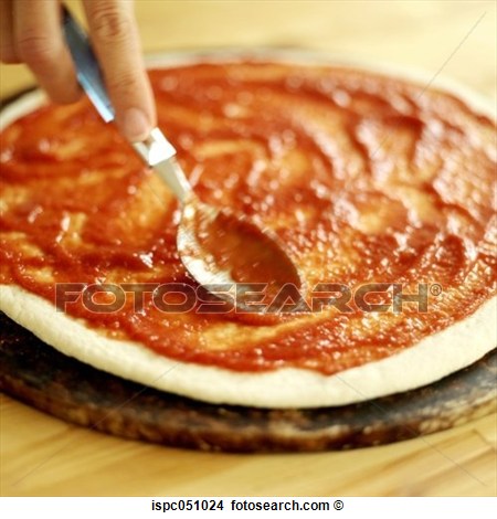 Pizza Crust Clipart Sauce On A Pizza Base