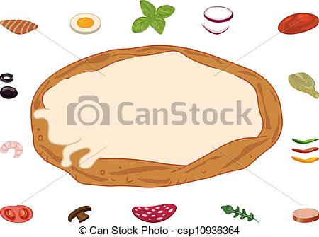 Pizza Crust Clipart Vector   Build Your Pizza