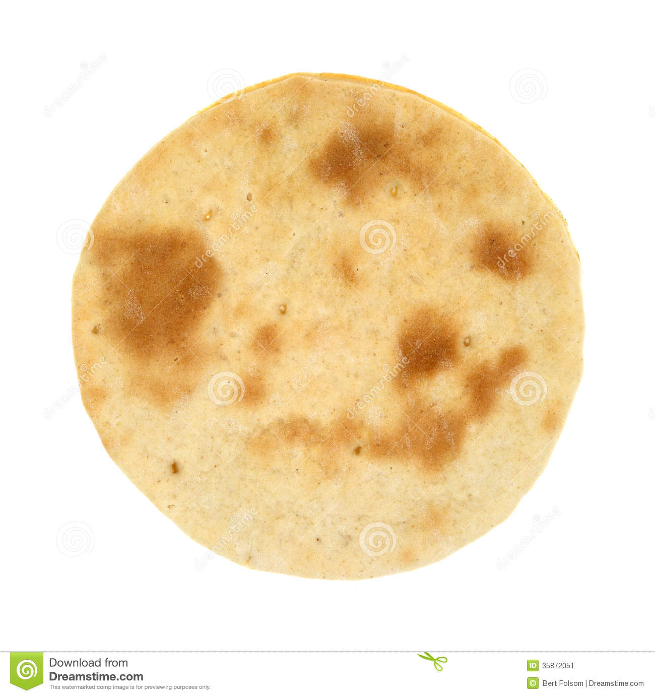 Small Cooked Pizza Crust Stock Image   Image  35872051