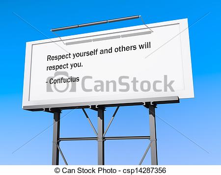     Background With The Text Respect Yourself And Others Will Respect You