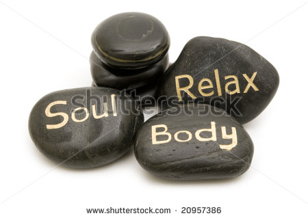 Black Spa Massage Stones On White Background Stock Photo 20957386