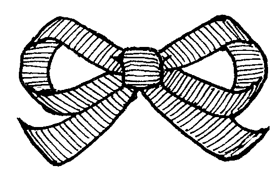 Bow Clip Art Black And White Black And White Bow Clip Art