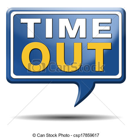 Clipart Of Time Out Take A Break Leasure Time Off Relaxation Taking A    
