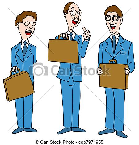 Clipart Vector Of Men In Blue Suits   An Image Of A Legal Men Wearing