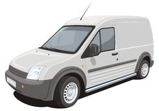 Delivery Van Royalty Free Stock Image