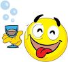 Drinking Smiley Face Clipart