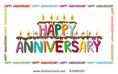 Happy Anniversary Stock Vector 93568183   Shutterstock