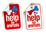 Help For Animals First Aid Stickers Set Help For Animals First Aid