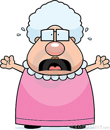 Laughing Cartoon Grandma Royalty Free Stock Images   Image  17965459