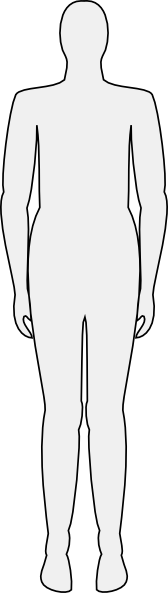 Male Body Silhouette Clip Art At Clker Com   Vector Clip Art Online    