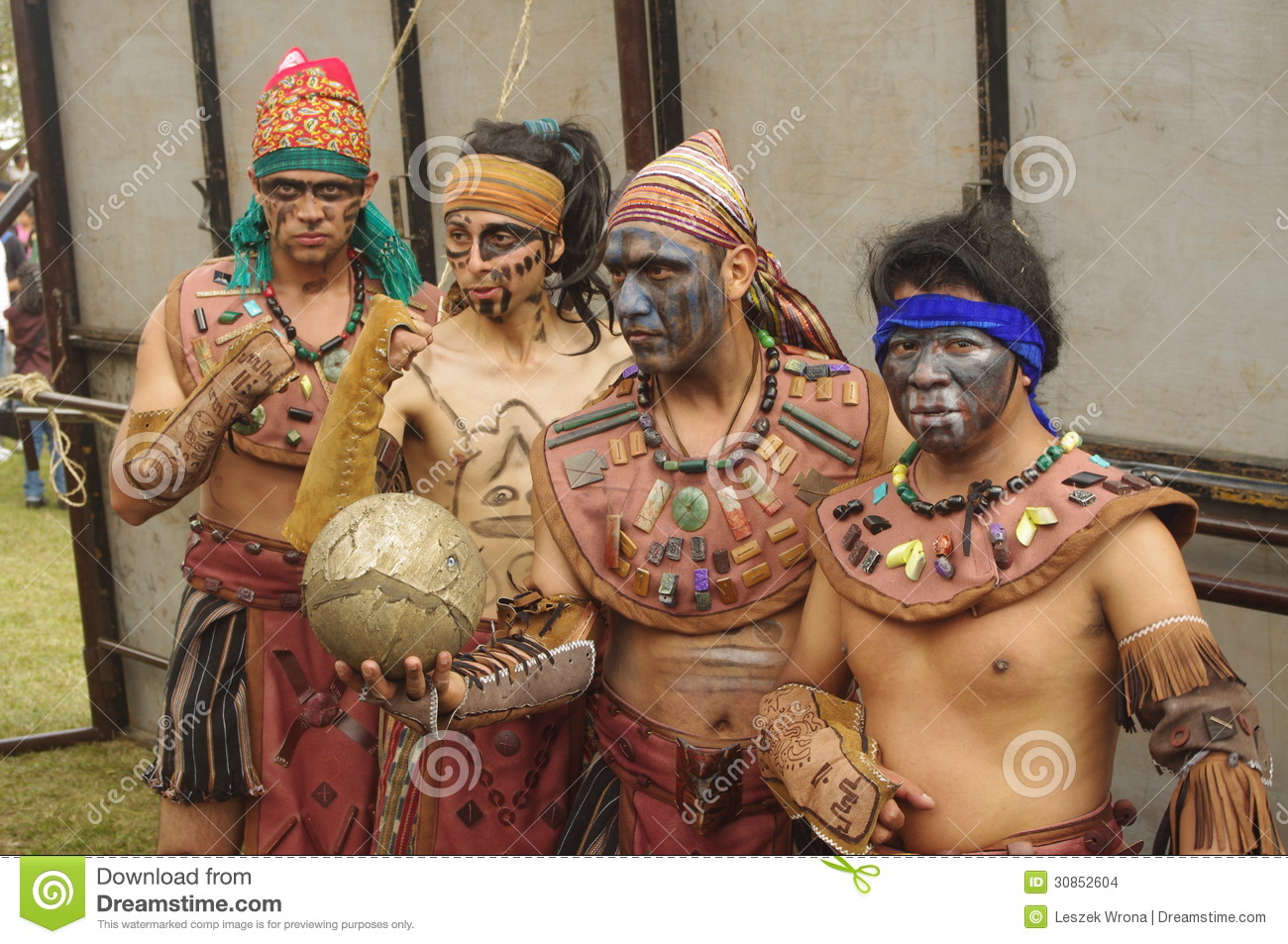 Mesoamerican Ballgame Performed In Central America Maya Civilization 