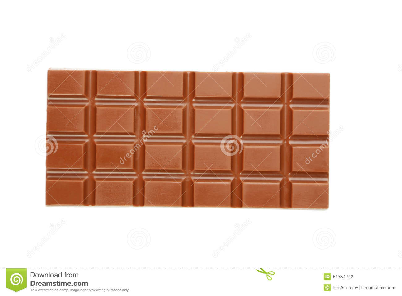 Milk Chocolate Bar Stock Photo   Image  51754792