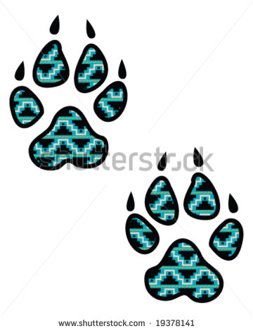 Related Pictures Wolf Paw Print And Wolf Tattoo