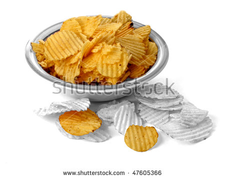 Ridge Potato Chips Stock Photos Ridge Potato Chips Stock    