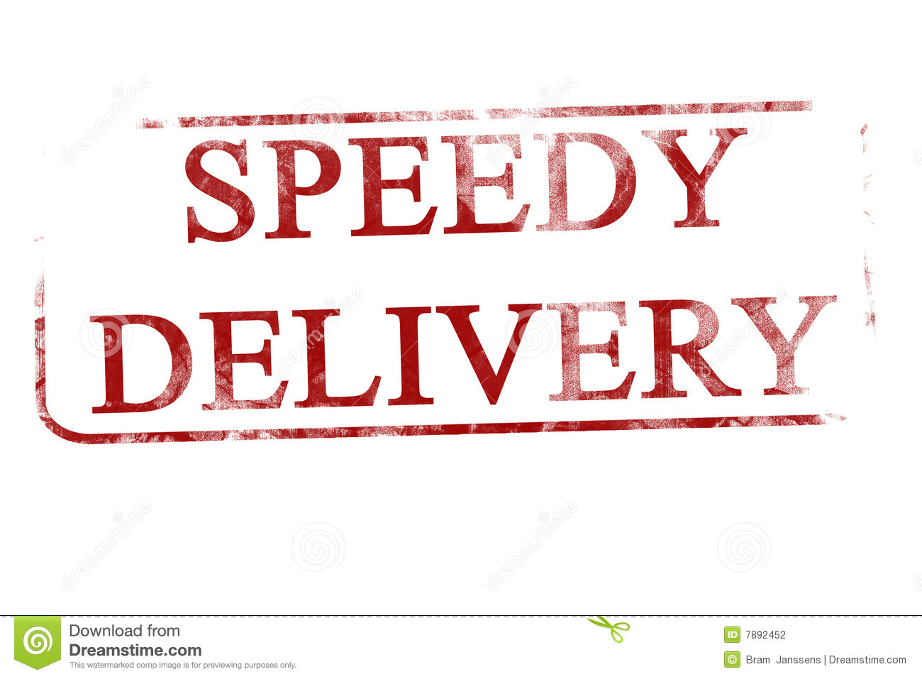 Speedy Delivery Stock Photography Image 7892452