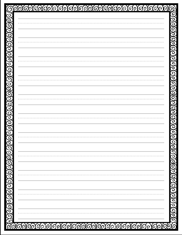 15 Notebook Paper Template Printable Free Cliparts That You Can    