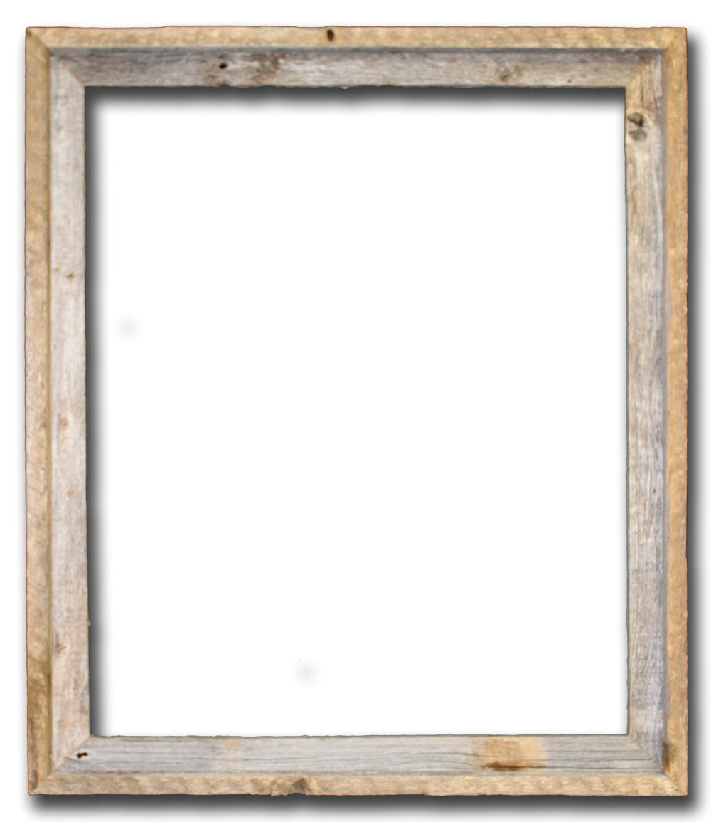 22x28 Picture Frames   Barnwood Reclaimed Wood Open Frame  No