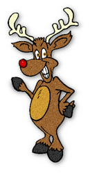 Animated Rudolph Waving  Can Rudolph Be Just A Little Bit Creepy  No