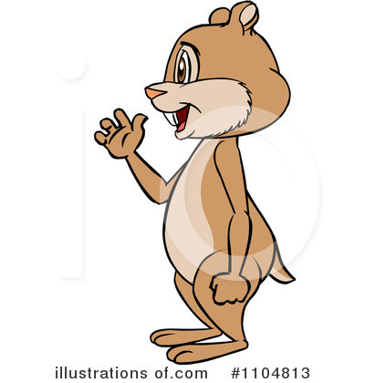 Chipmunk Clipart  1104813 By Cartoon Solutions   Royalty Free  Rf